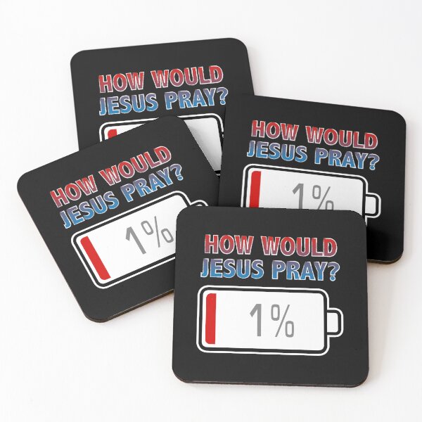 Item preview, How Would Jesus Pray? with Battery at 1% designed and sold by Moodific.