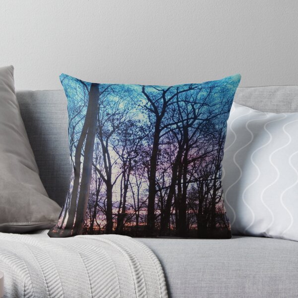 A Sunset In Maryland Throw Pillow