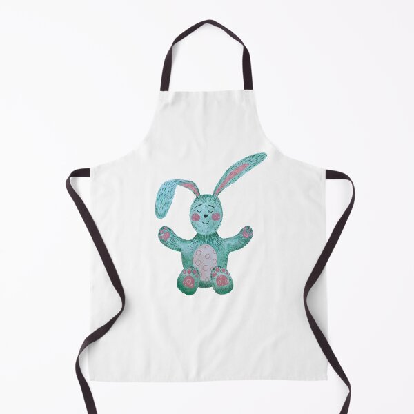 Artikelvorschau, Rabbit blue textured cute a watercolor sketch  entworfen und verkauft von Yana Mustafina | Boho Soulful Designs.