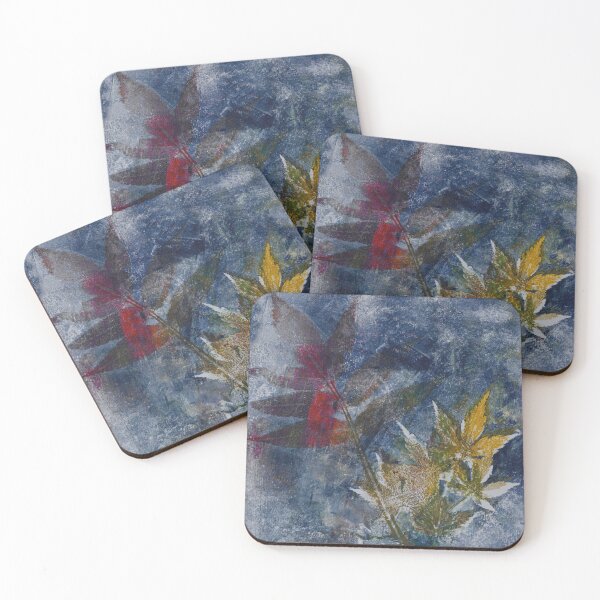 Item preview, Ochre Woodlands in Midnight Blue designed and sold by BenitaJayne.