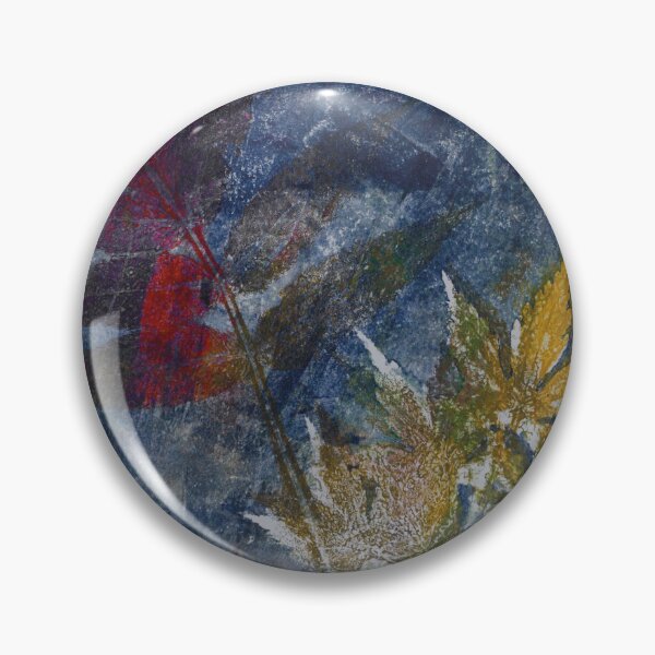 Item preview, Ochre Woodlands in Midnight Blue designed and sold by BenitaJayne.
