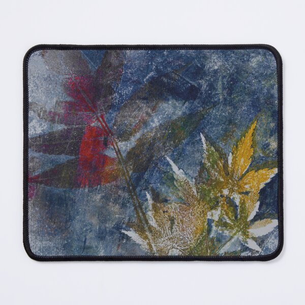 Item preview, Ochre Woodlands in Midnight Blue designed and sold by BenitaJayne.