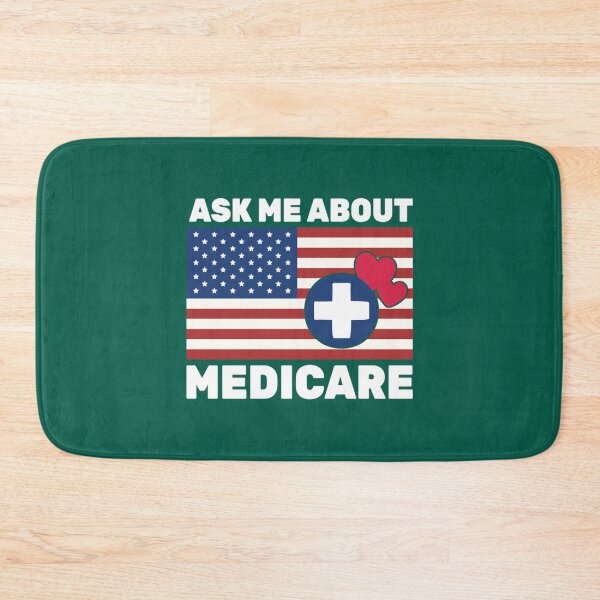 Item preview, Ask Me About Medicare Health Insurance Sales Agent usa Flag                designed and sold by Suberdesigns.