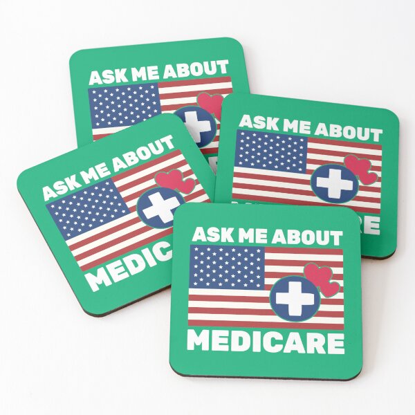 Item preview, Ask Me About Medicare Health Insurance Sales Agent usa Flag                designed and sold by Suberdesigns.