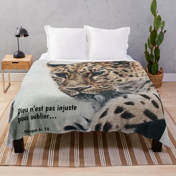 Item preview, God comfort and support leopard, bible verse designed and sold by NathBros.
