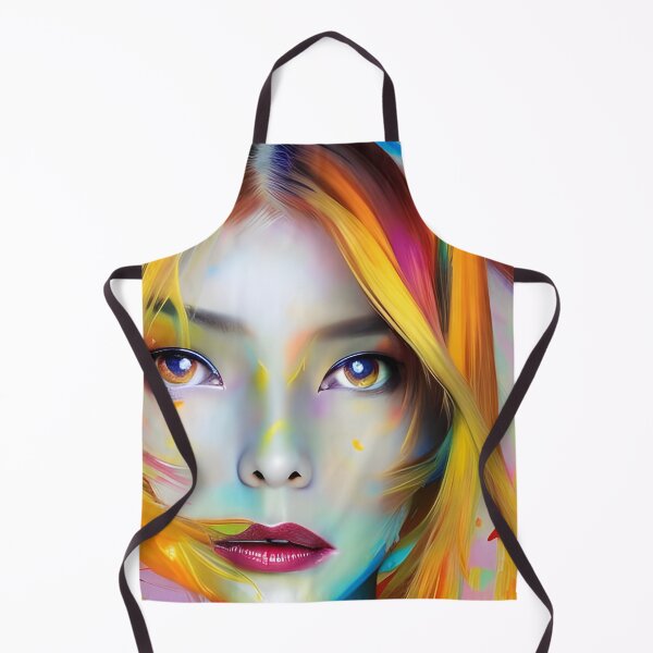 Item preview, Megenta Lips: Colorful Woman Portrait designed and sold by artmanikin.
