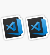 Visual Studio Code x2 Sticker