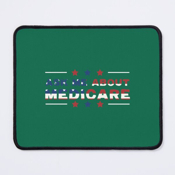 Item preview, Ask Me About Medicare Health Insurance Sales Agent usa Flag designed and sold by Suberdesigns.