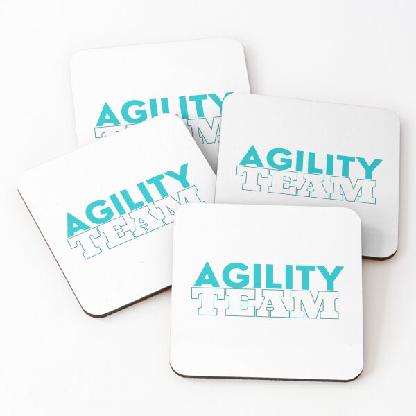 Aperçu de l'œuvre Agility team en turquoise créée et vendue par PausePapote.