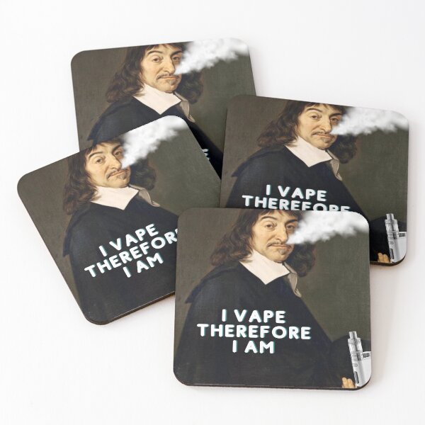 Item preview, I VAPE THEREFORE I AM Rene Descartes  designed and sold by ReneMagritteArt.