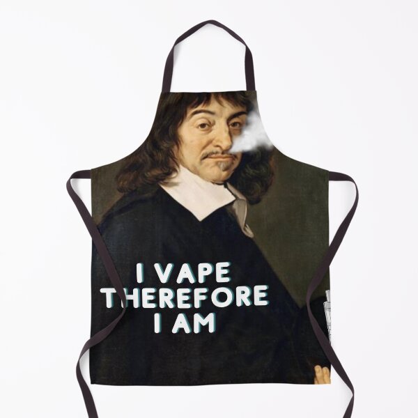 Item preview, I VAPE THEREFORE I AM Rene Descartes designed and sold by ReneMagritteArt.