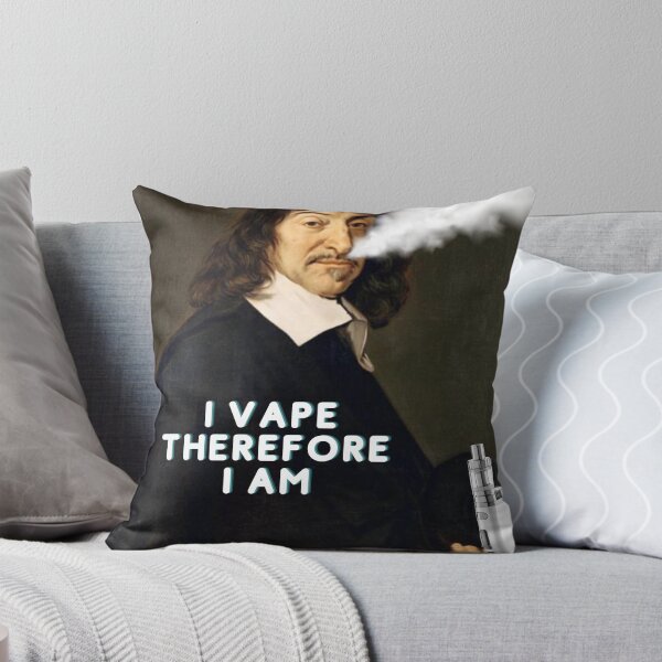 Item preview, I VAPE THEREFORE I AM Rene Descartes  designed and sold by ReneMagritteArt.