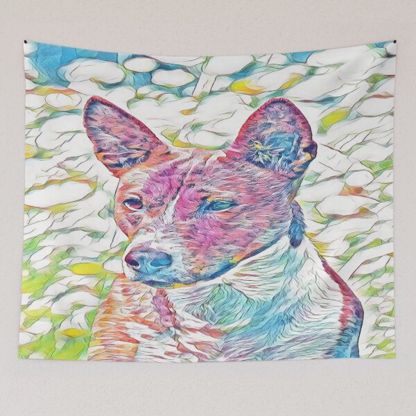 Item preview, Jack Russel Terrier In Pastel Colours designed and sold by McThingummy.