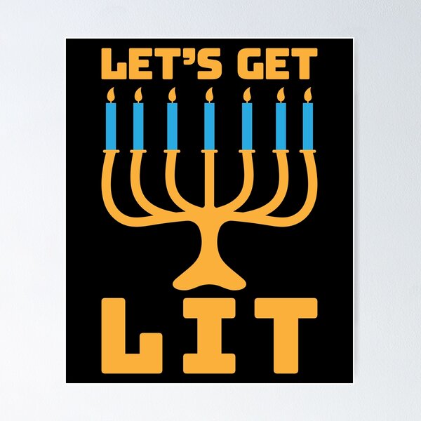 Let's Get Lit Custom Hanukkah Can Coolers Your store is not