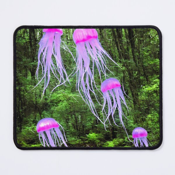 Item preview, Jellyfish swimming in the trees designed and sold by Planetporridge.