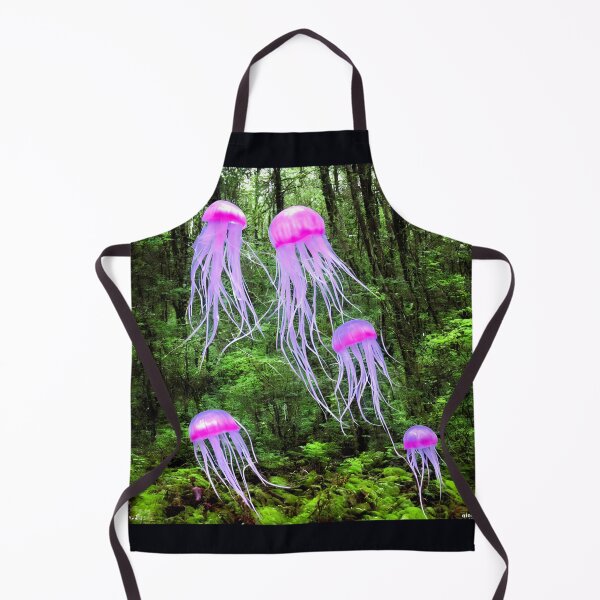 Item preview, Jellyfish swimming in the trees designed and sold by Planetporridge.