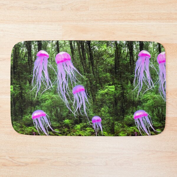 Item preview, Jellyfish swimming in the trees designed and sold by Planetporridge.