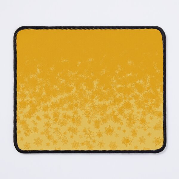Item preview, Blizzard - Yellow snowflakes on a golden background designed and sold by illustratious.