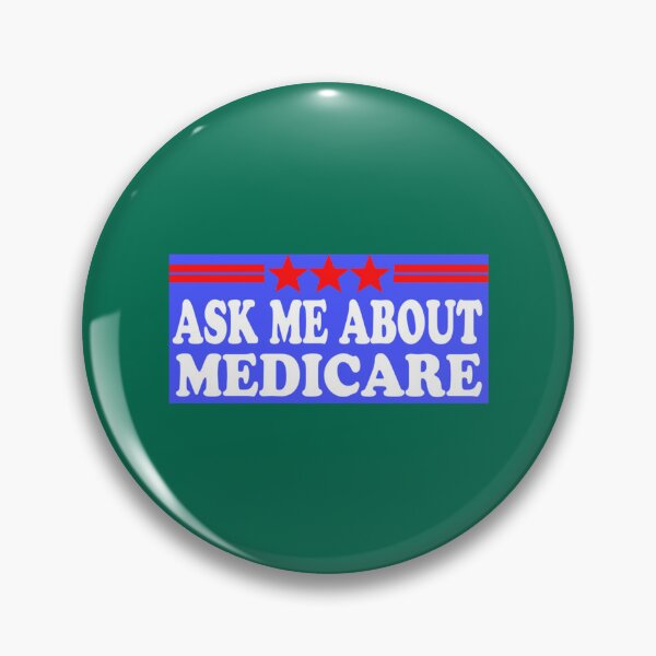 Item preview, Ask Me About Medicare Sticker   designed and sold by Suberdesigns.
