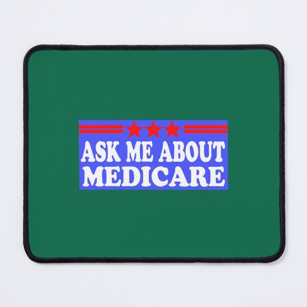 Item preview, Ask Me About Medicare Sticker designed and sold by Suberdesigns.