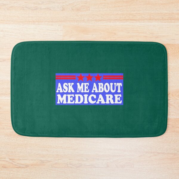 Item preview, Ask Me About Medicare Sticker   designed and sold by Suberdesigns.