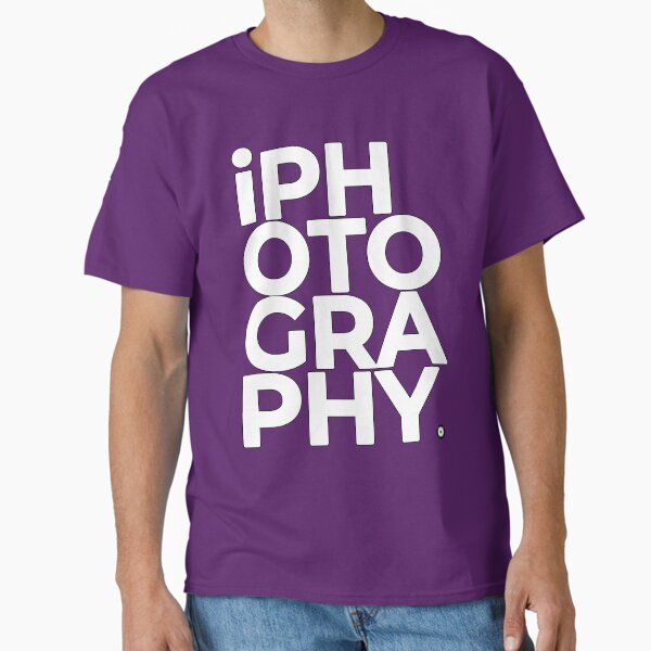 iPhotography Big Logo (White) Classic T-Shirt