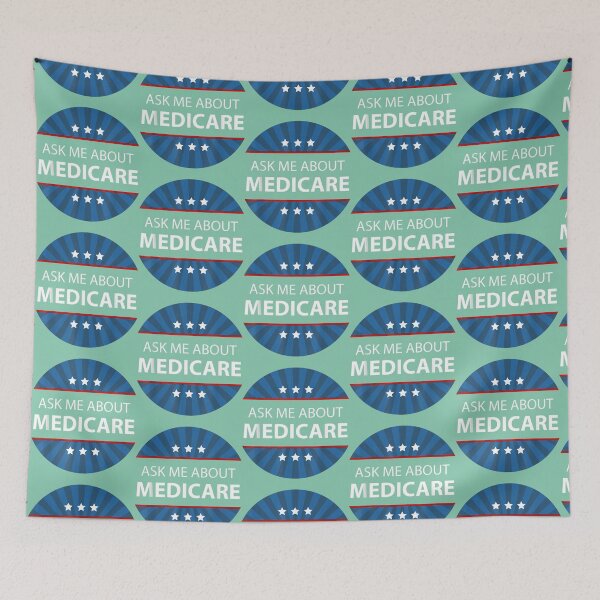 Item preview, Ask Me About Medicare Trending    designed and sold by Suberdesigns.