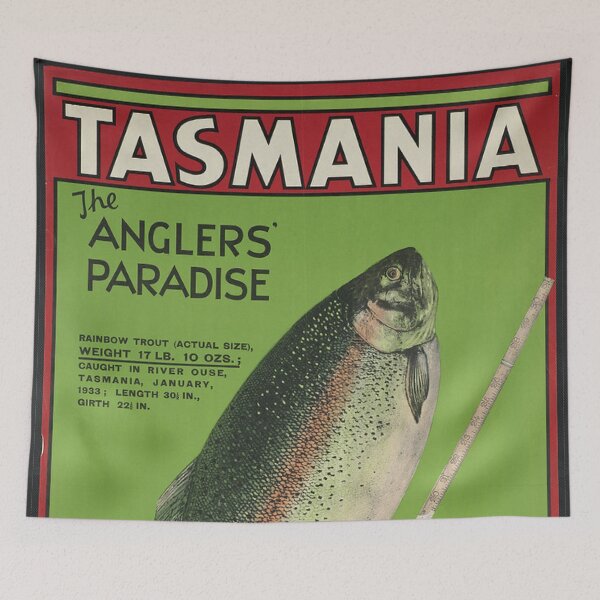 Item preview, Tasmania Vintage Travel Poster Australia Vintage Travel Art designed and sold by cutesy.