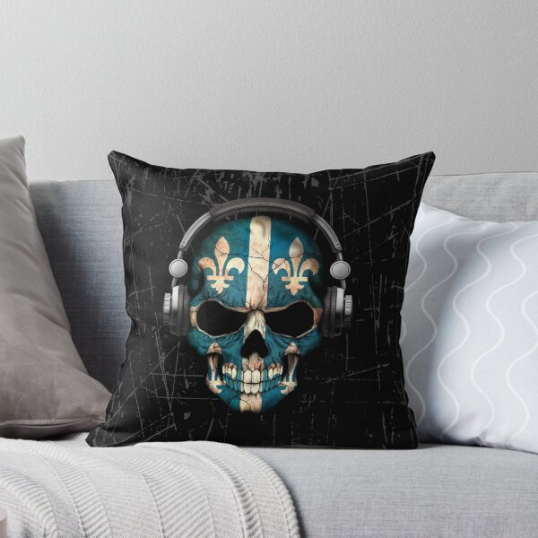 Item preview, Dj Skull with Quebec Flag designed and sold by JeffBartels.