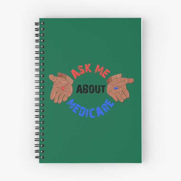 Item preview, Ask me about medicare, blue or red   designed and sold by Suberdesigns.