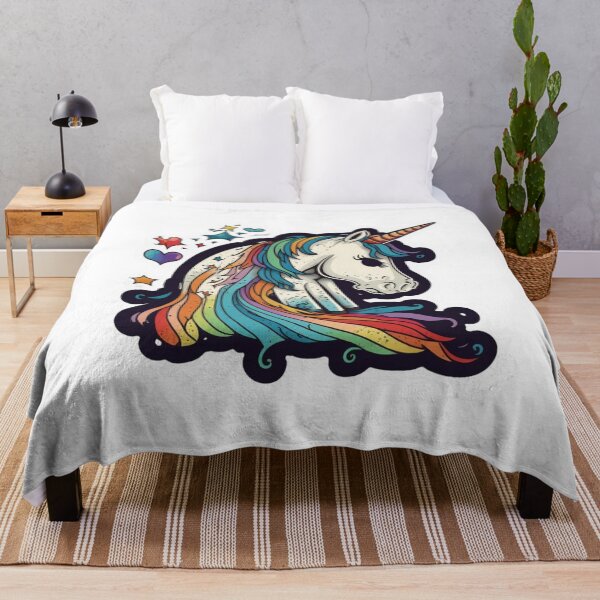 Item preview, Cute Rainbow unicorn Sticker designed and sold by Itis-Whatitis.