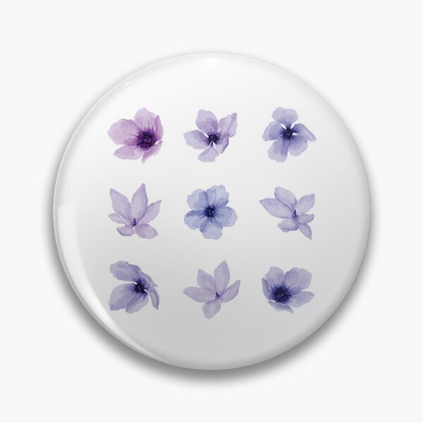 Item preview, Little Blue Violet Watercolor Flowers designed and sold by Pavnud.