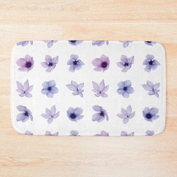 Item preview, Little Blue Violet Watercolor Flowers designed and sold by Pavnud.