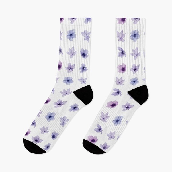 Item preview, Little Blue Violet Watercolor Flowers designed and sold by Pavnud.