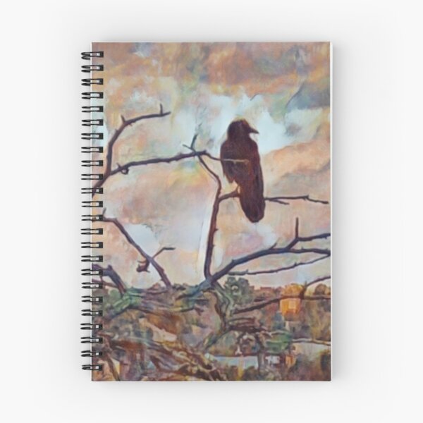 Item preview, Raven on a Snag designed and sold by oh-bi-me.