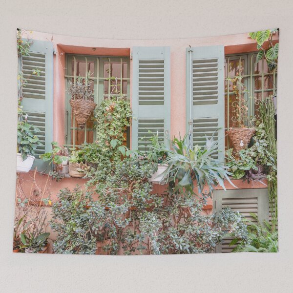 Item preview, Antibes France Architecture, French Riviera Boho Fine Art Travel Photography Print, Cote D'Azur House Print designed and sold by radub85.