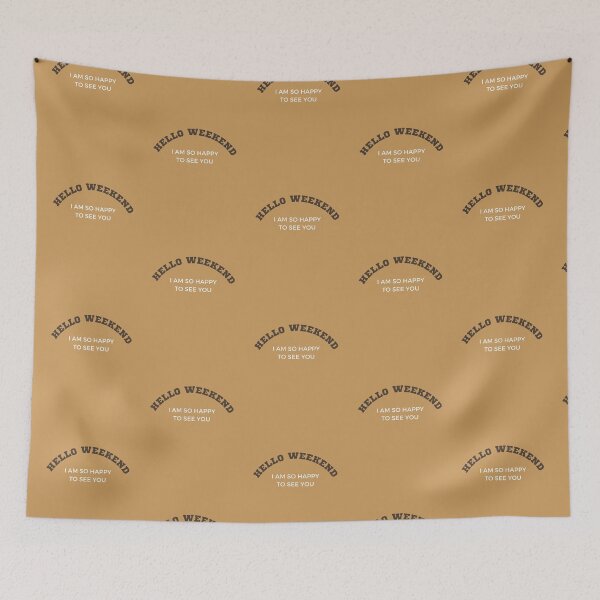Item preview, Hello Weekend Bear Skin designed and sold by Jalib.