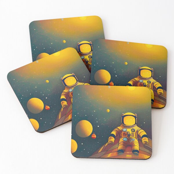 Item preview, Happy astronaut designed and sold by Chroma Myst.