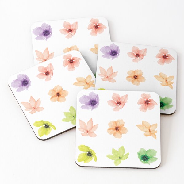 Item preview, Little Colorful Watercolor Flowers designed and sold by Pavnud.