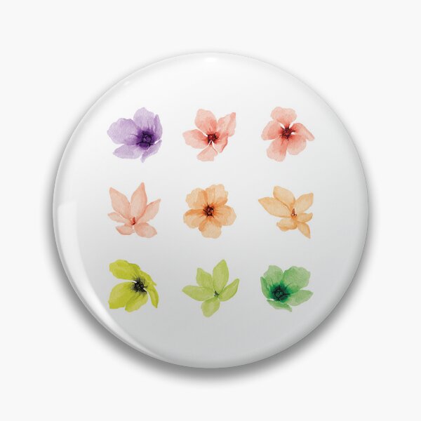 Item preview, Little Colorful Watercolor Flowers designed and sold by Pavnud.