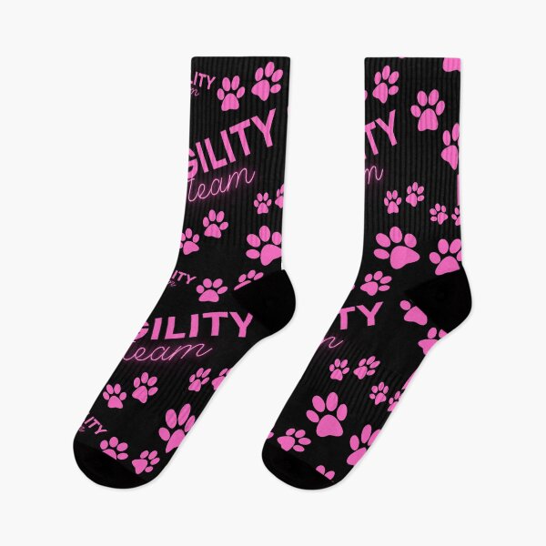 Item preview, Agility team in pink with paws designed and sold by PausePapote.