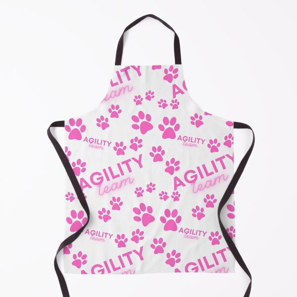 Aperçu de l'œuvre Agility team en rose avec des pattes créée et vendue par PausePapote.