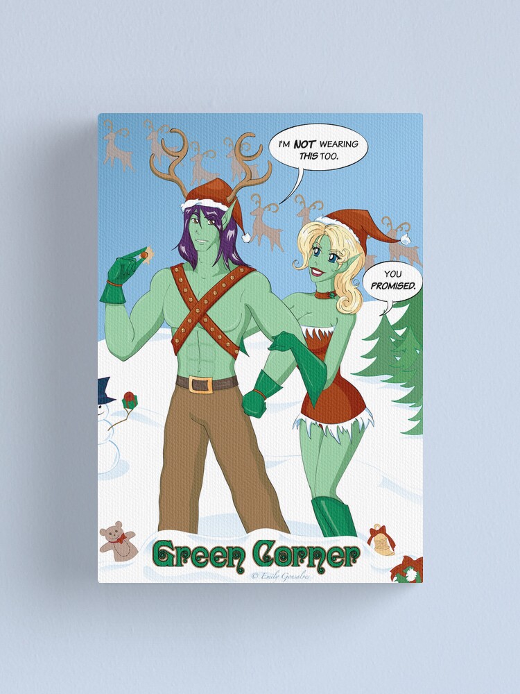 Alternate view of Winter Holiday Canvas Print