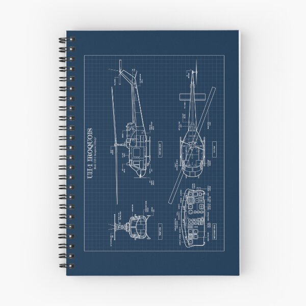 Item preview, UH-1 Iroquois (Navy Blueprint) designed and sold by BGALAXY.