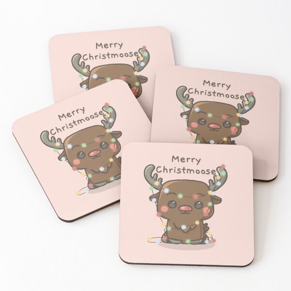 Item preview, Merry Christmoose - Cute designed and sold by HappyDoodlen.