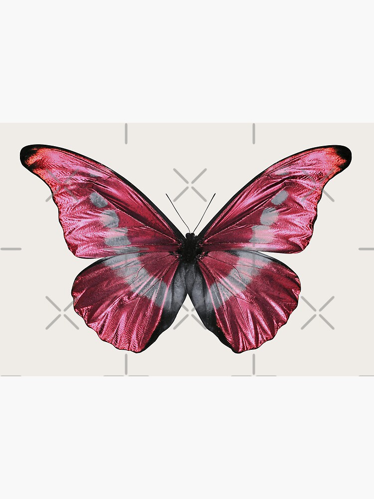 Butterfly Pink Sparkling -Glam Batterfly Prints Trend Color | Art Board  Print