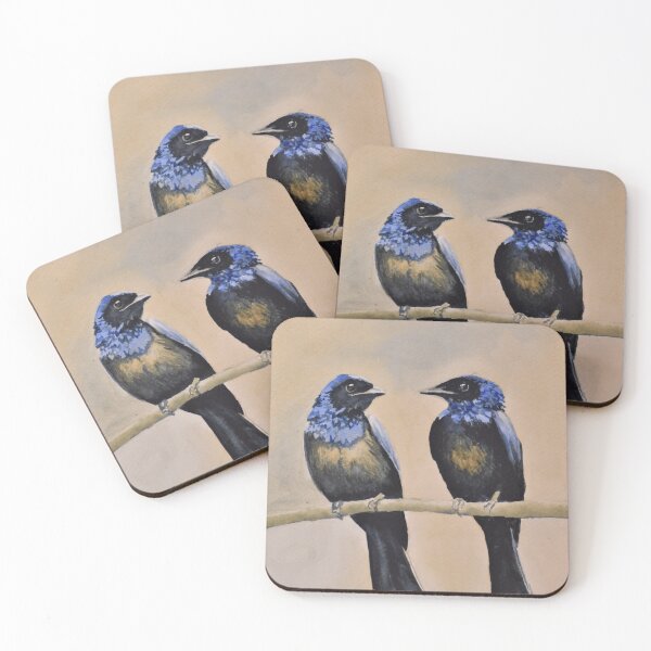 Item preview, Chatting Black Drongos designed and sold by VidasArt.