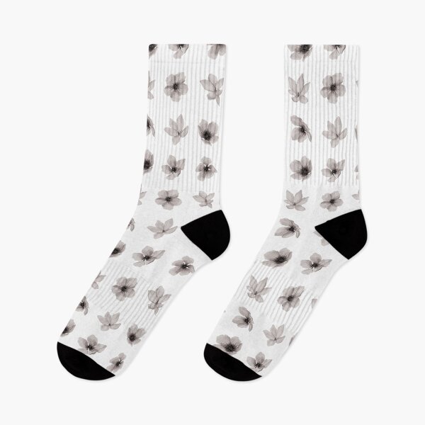 Item preview, Little Gray Watercolor Flowers designed and sold by Pavnud.