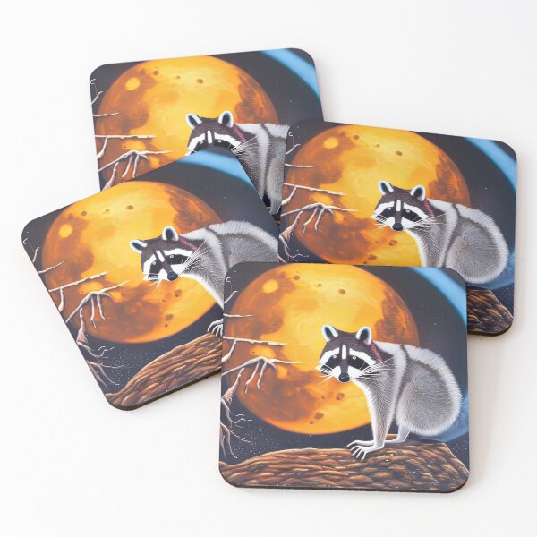 Item preview, Racoon and the Moon designed and sold by AltenborgMedia.