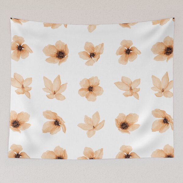 Item preview, Little Orange Watercolor Flowers designed and sold by Pavnud.